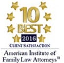 10 Best 2016 | Client Satisfaction | American Institute Of Family Law Attorneys